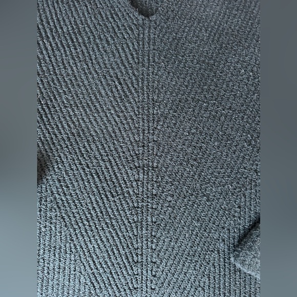 5/$25 Old Navy oversized teal colored hooded ribbed comfy sweater size large - Picture 3 of 8